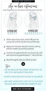 Maybe you would like to learn more about one of these? Zala How To Apply Clip In Hair Extensions