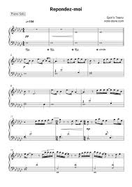 chorus cmaj7 d7sus4 j'donne ma langue au chat. Gjon S Tears Repondez Moi Noten Fur Piano Sheet Music Piano Sheet Music Printable Sheet Music