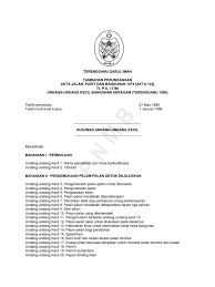 Ukk mengkompaun kesalahan (mdjbt) akta 133 1995 2. Undang2 Kecil Bangunan Seragam 1984