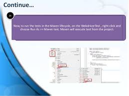Step By Step Guide How To Integration Of Maven Jerkin With Seleni Integrity Application Development Software Development