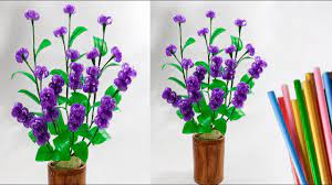 Misalkan saja bunga mawar, bunga tulip, bunga dahlia, bunga teratai, bunga anggrek, bunga melati, bunga sakura. Bunga Sedotan Kreatif Hiasan Meja Ruang Tamu Flowers Straw Youtube