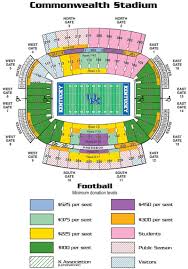 18 Organized Commonwealth Stadium Kentucky Seating Chart