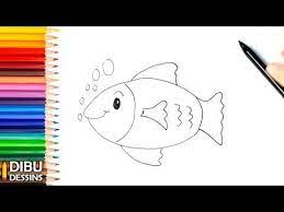 videotuto comment dessiner un poisson etape par h dessin facile palais de cristal f.c. pages coloriages