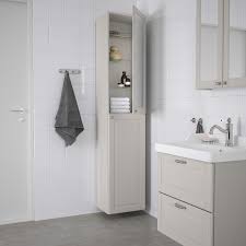 Godmorgon High Cabinet Kasjon Light Gray 15 3 4x12 5 8x75 5 8 Ikea In 2020 White Bathroom Storage Ikea Godmorgon Ikea Storage Cabinets