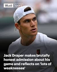 Draper lost to Marin Cilic in four sets in the second round at Wimbledon 😬  Read more: https://trib.al/8bTBDYw #Draper #Cilic #Wimbledon #SW19