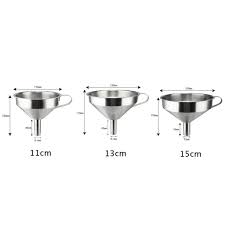 In 1913, english metallurgist harry brearley, working on a project to improve rifle barrels, accidentally di. Buy Kitchen Funnel Stainless Steel Funnel Large Removable Strainer Cooking Oil At Affordable Prices Free Shipping Real Reviews With Photos Joom