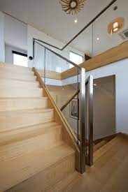 Stairs Victorian Ash Stained Glass Balustrade Stainless Steel Handrail Open Stair Closed Stair Stairwe Interior Stairs Modern Stairs Glass Stairs