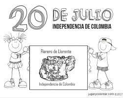 Te amo colombia, hermosa patria mía, creada por mi dios en primavera, para vivir por siempre en alegría. Dibujos Para Colorear Independencia De Colombia Jugar Y Colorear