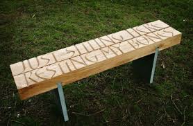 Clean beach towels are kept neatly rolled before the seat. Garden Bench Ideas 14 Unusual Designs From Wood