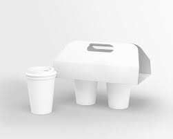 Paper Coffee Cup With Coffee Cup Holder Box Mockup In 2020 Paper Coffee Cup Coffee Cup Holder Coffee Cups