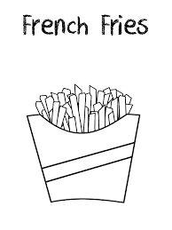 Click the french fries printable coloring pages to view printable version or color it online (compatible with ipad and android tablets). Free Printable French Fries Coloring Page Free Printable Coloring Pages For Kids