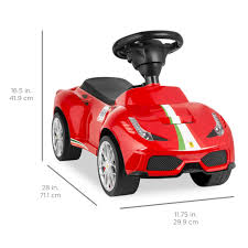 Piero ferrari covered a variety of management positions in the motor sport division of ferrari from 1970 to 1988 with increasing responsibilities. Kids Ferrari 458 Foot To Floor Sports Ride On Push Car Scooter W Horn Best Choice Products
