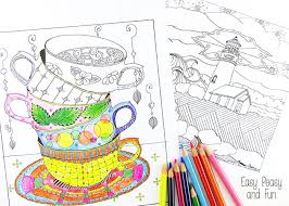 Includes images of baby animals, flowers, rain showers, and more. Tea Cups And Lighthouse Coloring Pages Easy Peasy And Fun