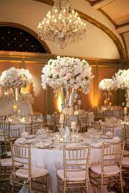 Gorgeous Floral Centerpieces At This Uplighting Wedding Reception Diy Diywed Wedding Reception Tablescapes Wedding Decor Elegant Gold Wedding Reception
