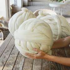 Le mieux est de trouver des modèles. 3 Kg De Laine Super Chunky Pour Couverture 100 Laine Merinos Laine Geante Couverture Grosse Maille Laine