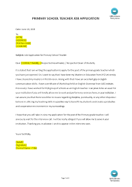 How To Write A Job Application Letter For Primary School Teacher Download This Job App Application Letter For Teacher Jobs For Teachers Primary School Teacher