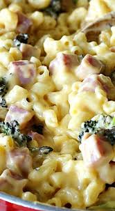 Macaroni And Cheese With Ham And Broccoli Recipe Leftover Ham Recipes Ham Casserole Recipes Ham And Cheese Pasta