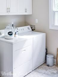 For the front piece of the cabinet measure the width of the sink and add about 3 inches. How To Hide An Ugly Washing Machine Hose Connection Worthing Court