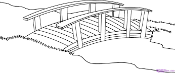 Steps 1 Step 6 How To Draw A Bridge Garden Coloring Pages Bridge Drawing Bridge Tattoo
