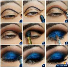 deep blue makeup tutorial alldaychic