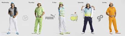Rickie Fowler S Puma Outfits For The Masters Golf Outfit Puma Outfit Apparel