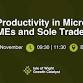 Workshop - Innovating for productivity - for sole event image