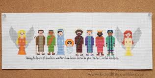 Maybe you would like to learn more about one of these? Nativity Characters Counted Cross Stitch Pattern Catholic Sprouts