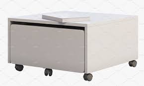 Storage Box With Casters 3d Model Storage Box Storage Storage Furniture