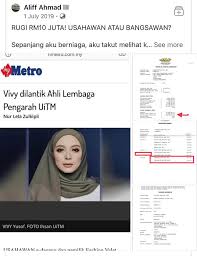 Nia took to instagram and posted comparisons between her designs and vivy's to point out the similarities. Petisyen Gugur Vivy Yusof Sebagai Ahli Lembaga Pengarah Uitm Telah Dipadamkan Sensasi Selebriti