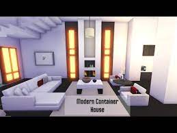 Note how the black color combines with the white creating a modern look. Modern Container House Adopt Me Speed Build Roblox 1 Floor Youtube In 2021 Container House House Cost House