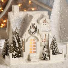 Get the best deals on christmas decorations. Bethany Lowe 9 White Mantel Christmas Village House Cottage With Single Roof Collectibles Christmas Village Houses Cottage Christmas Christmas Decorations