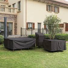 Ultimate Protection With Black Oxford Cloth Outdoor Furniture Covers For Your Garden Tables And Chairs