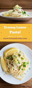 Creamy Lemon Pasta Recipe Lemon Pasta Lemon Pasta Recipes Pasta With Lemon Sauce