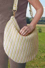 Ravelry Crescent Hobo Bag To Knit Pattern By Val Love
