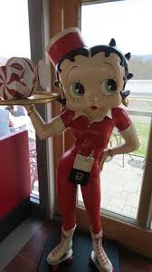 Add to favorites retro, nostalgic, betty boop sassy love collection, kitchen handmade topper valance, red & black, black/white dot trim, cotton, 43 w x 16. Betty Boop Picture Of Clarke S Cafe And Ice Cream Blooming Grove Tripadvisor