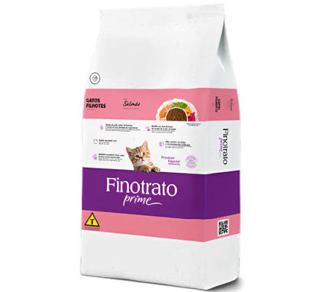 RACAO GATO - FINOTRATO PRIME SALMAO FILHOTES - 3KG