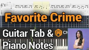 Maybe you would like to learn more about one of these? Olivia Rodrigo Favorite Crime Chords And Tabs For Guitar And Piano Chordzone Org
