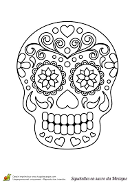 Page 6 Sur 36 Sur Hugolescargot Com Coloriage Tete De Mort Coloriage Halloween Coloriage