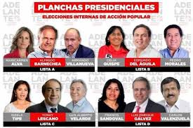 Una vez concluido el debate electoral de las elecciones de madrid 2021 celebrado este miércoles entre los seis candidatos a. Elecciones 2021 Estos Son Los Precandidatos Que Competiran En Accion Popular Noticias Agencia Peruana De Noticias Andina