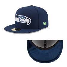 New Era 59fifty Nfl Seattle Seahawks Metal Fitted Cap Hat Newera Seattleseahawks Nfl Seattle Seahawks Outfits Seattle Seahawks Funny