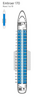 54 uncommon seating chart for embraer 170