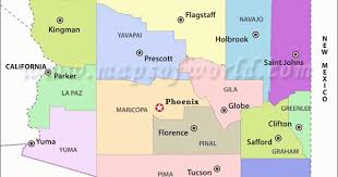 Largest Cities Seats Of Every Arizona County