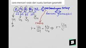 Check spelling or type a new query. Cara Mencari Rasio Dari Suatu Barisan Geometri Youtube