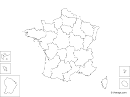 Outline Map Of France Free Vector Maps