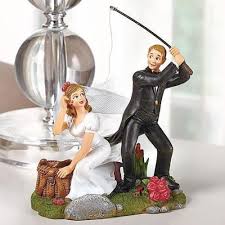 Humorous Wedding Fishing Cake Topper Figurine Ebay Fishing Wedding Cake Toppers Fishing Wedding Wedding Humor