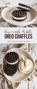 The Best Keto Oreo Chaffles Ketodiet Blog Low Carb Recipes Dessert Keto Dessert Recipes Low Carb Desserts