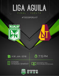 Jun 21, 2021 · video: Blog Verdolaga On Twitter Sabado Atletico Nacional Vs Tolima 7 15 P M Atanasio Girardot Transmite Win Sports Y Rcn Todosporla17