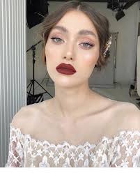 the makeup of a beautiful face