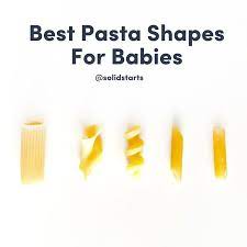 If you are deciding between purees and baby led weaning, see our article purees vs baby led weaning here where we discuss the pros and cons of each method. Safe Food Sizes Shapes For Babies Pasta Starting Solids Baby Baby Led Feeding Baby Led Weaning Recipes
