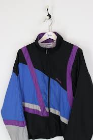 Black And Purple Suit Jacket Reebok Shell Suit Jacket Black Blue Purple Xl Jackets Shell Suit Suit Jacket